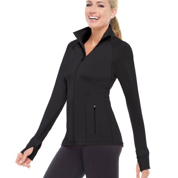 SPANX Jackets & Blazers - Spanx Contour Full Zip Athletic Slimming Jacket